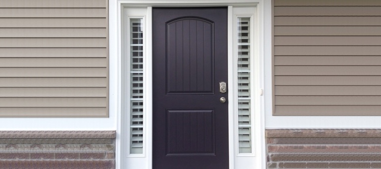 Entry Door Sidelight Shutters In Fort Myers, FL